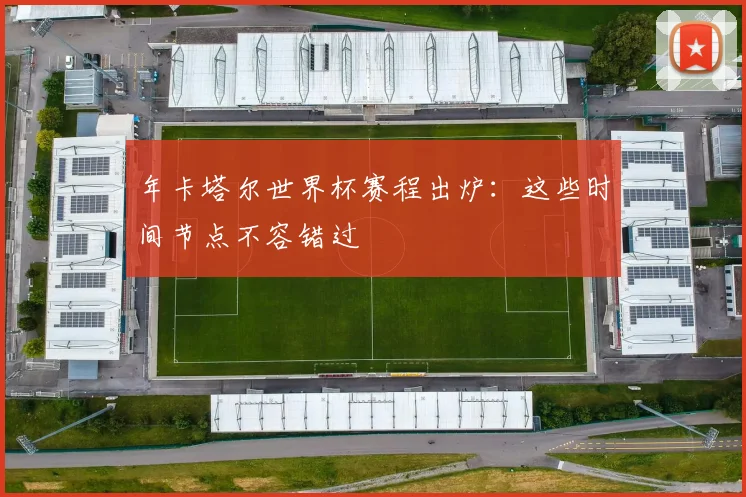 年卡塔尔世界杯赛程出炉:这些时间节点不容错过